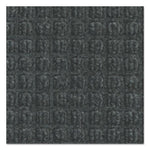 Super-Soaker Wiper Mat with Gripper Bottom, Polypropylene, 46 x 72, Charcoal