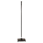 Floor and Carpet Sweeper, 44" Handle, Black/Gray