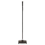 Floor and Carpet Sweeper, 44" Handle, Black/Gray