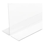 Classic Image Double-Sided Sign Holder, 11 x 8.5 Insert, Clear