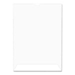 Superior Image Slanted Sign Holder, Portrait, 5 x 7 Insert, Clear