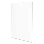 Superior Image Cubicle Sign Holder, 8.5 x 11 Insert, Clear