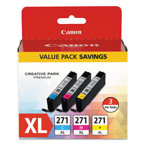 0337C005 (CLI-271XL) High-Yield Ink, Cyan/Magenta/Yellow