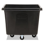 Cube Truck, 119.7 gal, 500 lb Capacity, Plastic/Metal, Black