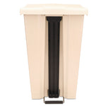 Legacy Step-On Receptacle, 23 gal, Polyethylene, Beige