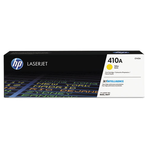 HP 410A, (CF412A) Yellow Original LaserJet Toner Cartridge