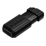 PinStripe USB Flash Drive, 16 GB, Black