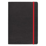 Flexible Cover Casebound Notebooks, SCRIBZEE Compatible, 1-Subject, Wide/Legal Rule, Black Cover, (71) 8.25 x 5.75 Sheets