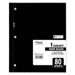 Wireless Neatbook Notebook, 1-Subject, Wide/Legal Rule, Randomly Assorted Cover Color, (80) 10.5 x 8 Sheets