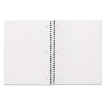 Spiral Notebook, 3-Hole Punched, 1-Subject, Wide/Legal Rule, Randomly Assorted Cover Color, (70) 10.5 x 7.5 Sheets