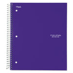 Trend Wirebound Notebook, Two Pockets, 3-Subject, Medium/College Rule, Randomly Assorted Cover Color, (150) 11 x 8.5 Sheets