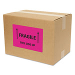 High-Visibility Permanent Laser ID Labels, 5.5 x 8.5, Neon Magenta, 200/Box