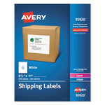 White Shipping Labels-Bulk Packs, Inkjet/Laser Printers, 8.5 x 11, White, 250/Box