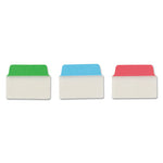 Ultra Tabs Repositionable Tabs, Standard: 2" x 1.5", 1/5-Cut, Assorted Colors (Blue, Green and Red), 48/Pack