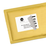 Shipping Labels w/ TrueBlock Technology, Laser Printers, 3.33 x 4, White, 6/Sheet, 25 Sheets/Pack