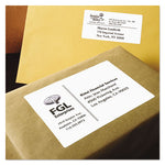 Shipping Labels w/ TrueBlock Technology, Laser Printers, 3.5 x 5, White, 4/Sheet, 100 Sheets/Box