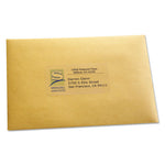 Matte Clear Easy Peel Mailing Lels w/ Sure Feed Technology, Inkjet Printers, 2 x 4, Clear, 10/Sheet, 25 Sheets/Pack