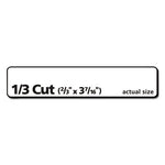 Removable File Folder Labels with Sure Feed Technology, 0.66 x 3.44, White, 30/Sheet, 25 Sheets/Pack