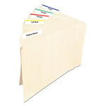 Permanent TrueBlock File Folder Labels with Sure Feed Technology, 0.66 x 3.44, White, 30/Sheet, 25 Sheets/Pack