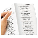 Matte Clear Easy Peel Mailing Labels w/ Sure Feed Technology, Laser Printers, 1 x 4, Clear, 20/Sheet, 50 Sheets/Box