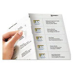 Matte Clear Easy Peel Mailing Labels w/ Sure Feed Technology, Inkjet Printers, 1.33 x 4, Clear, 14/Sheet, 25 Sheets/Pack