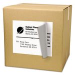 Shipping Labels with TrueBlock Technology, Laser Printers, 8.5 x 11, White, 25/Pack