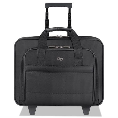 Classic Rolling Case, Fits Devices Up to 15.6", Ballistic Polyester, 15.94 x 5.9 x 12, Black