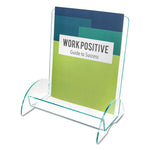 Euro-Style DocuHolder, Magazine Size, 9.81w x 6.31d x11h, Green Tinted