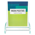 Euro-Style DocuHolder, Magazine Size, 9.81w x 6.31d x11h, Green Tinted