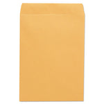 Catalog Envelope, 24 lb Bond Weight Paper, #10 1/2, Square Flap, Gummed Closure, 9 x 12, Brown Kraft, 250/Box