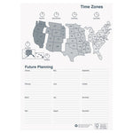 14-Month Recycled Ruled Monthly Planner, 11 x 8.5, Black Cover, 14-Month (July to Aug): 2023 to 2024