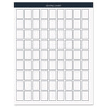 Recycled Teacher's Planner, Weekly, Two-Page Spread (Seven Classes), 11 x 8.5, Blue Cover
