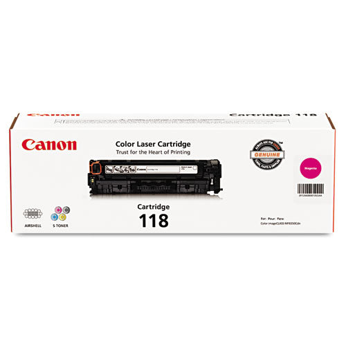 2660B001 (118) Toner, 2,900 Page-Yield, Magenta