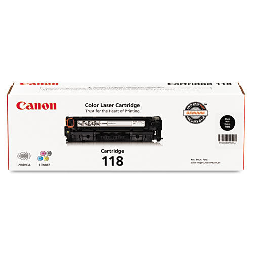 2662B001 (118) Toner, 3,400 Page-Yield, Black