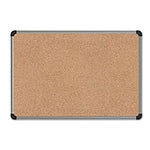 Cork Board with Aluminum Frame, 36 x 24, Tan Surface