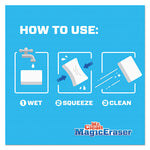 Magic Eraser Extra Durable, 4.6 x 2.4, 0.7" Thick, White, 4/Box, 8 Boxes/Carton