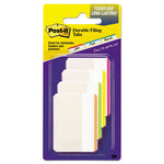 Lined Tabs, 1/5-Cut, Assorted Bright Colors, 2" Wide, 24/Pack