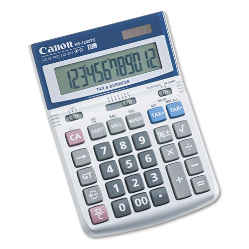 HS-1200TS Desktop Calculator, 12-Digit LCD