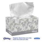 Hand Towels, POP-UP Box, Cloth, 1-Ply, 9 x 10.5, Unscented, White, 120/Box, 18 Boxes/Carton