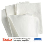 X50 Cloths, 1/4 Fold, 12.5 x 10, White, 26/Pack, 32 Packs/Carton