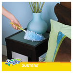 Dusters Starter Kit, Dust Lock Fiber, 6" Handle, Blue/Yellow