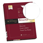 100% Cotton Resume Paper, 95 Bright, 24 lb Bond Weight, 8.5 x 11, White, 100/Pack