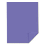 Color Cardstock, 65 lb Cover Weight, 8.5 x 11, Venus Violet, 250/Pack