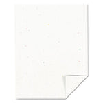 Color Cardstock, 65 lb Cover Weight, 8.5 x 11, Stardust Flecked White, 250/Pack