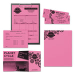 Color Paper, 24 lb Bond Weight, 8.5 x 11, Pulsar Pink, 500/Ream