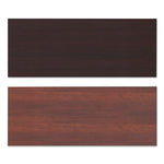 Reversible Laminate Table Top, Rectangular, 59.5w x 23.63,Medium Cherry/Mahogany