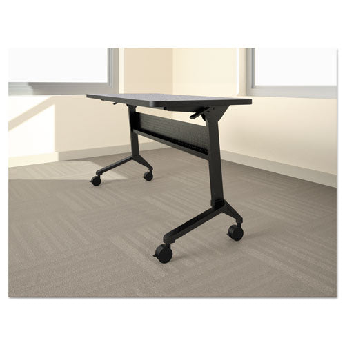 Flip-n-Go Table Base, 70.5w x 21.25d x 27.88h, Black