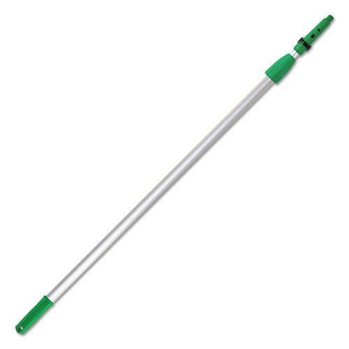 Opti-Loc Extension Pole, 4 ft, Two Sections, Green/Silver