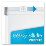 Expanding Zipper Binder Pockets, 8.5 x 11, Clear, 3/Pack