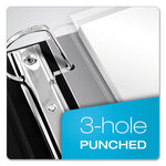 Expanding Zipper Binder Pockets, 8.5 x 11, Clear, 3/Pack